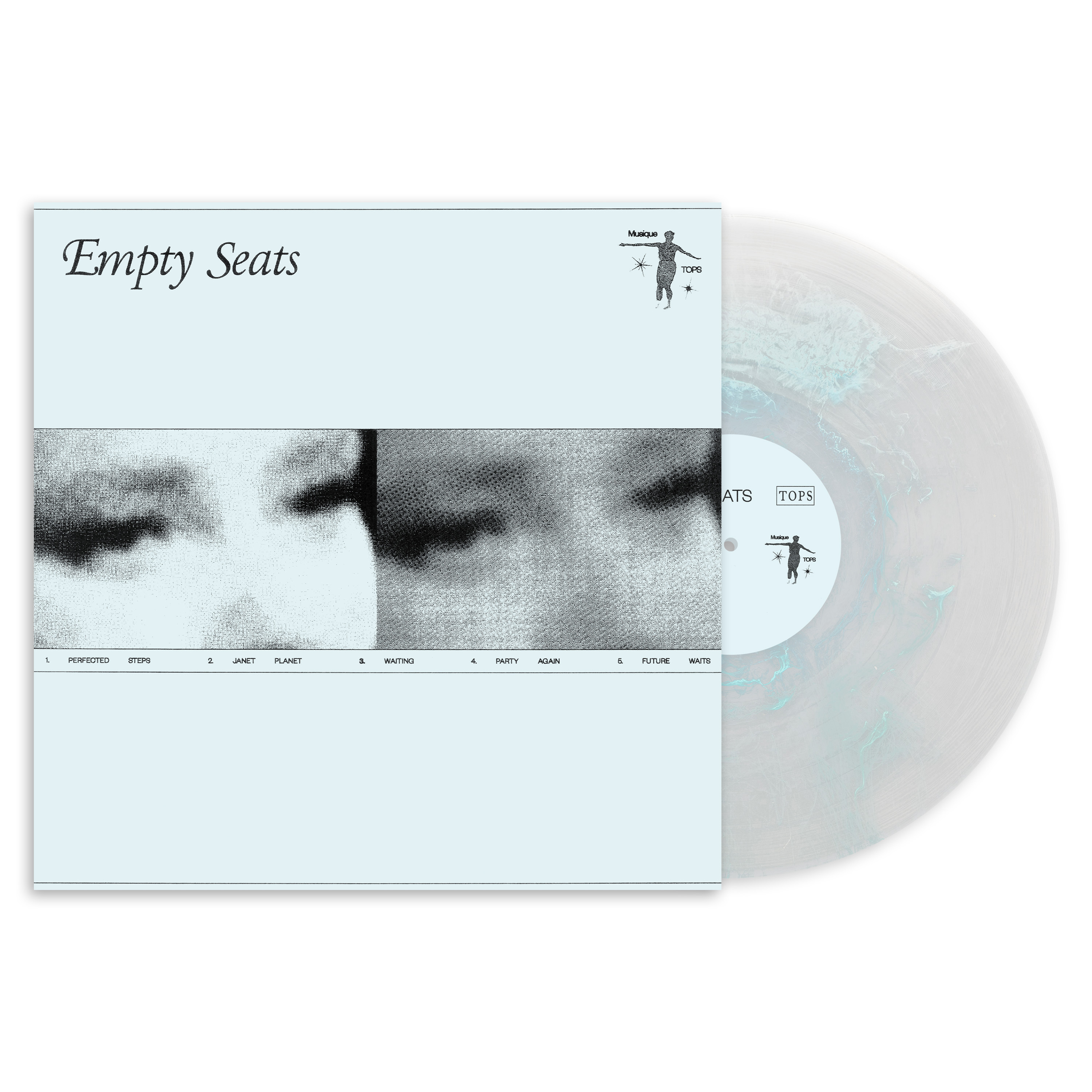 Empty Seats - Vinyle Blanc Marbre Bleu