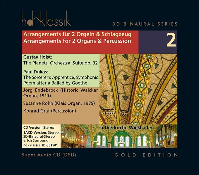 Arrangements pour 2 orgues et percussion Volume 2 The 3D Binaural Series