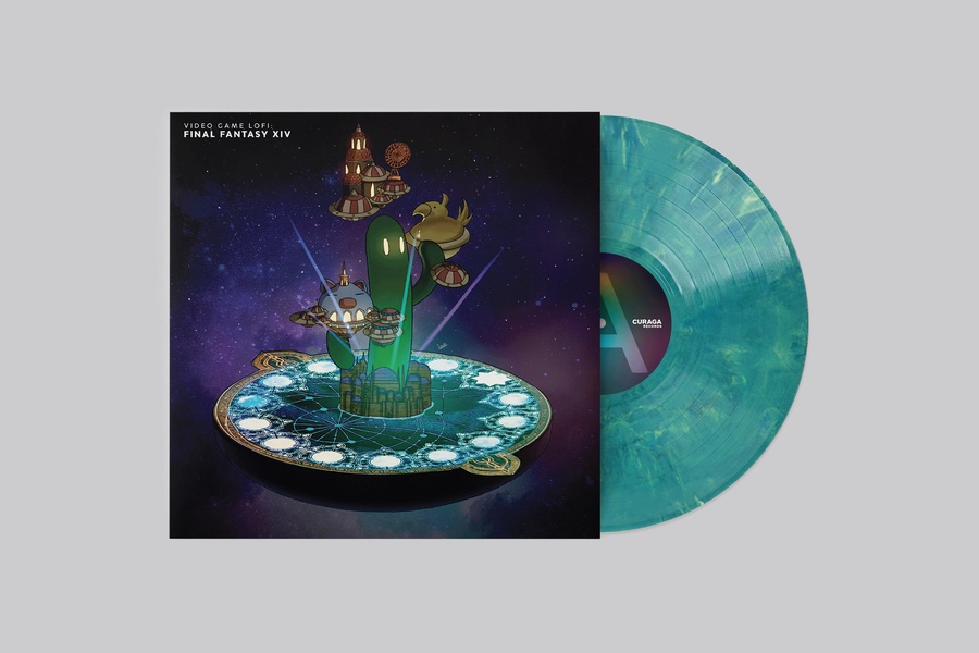 Video Game Lofi : Final fantasy XIV Vinyle Coloré