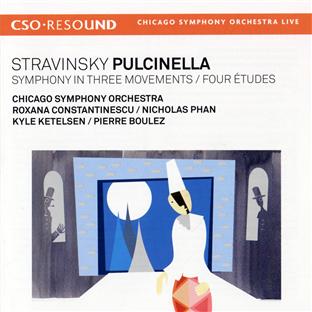 Pulcinella - symphonie en 3 mouvements - 4 études