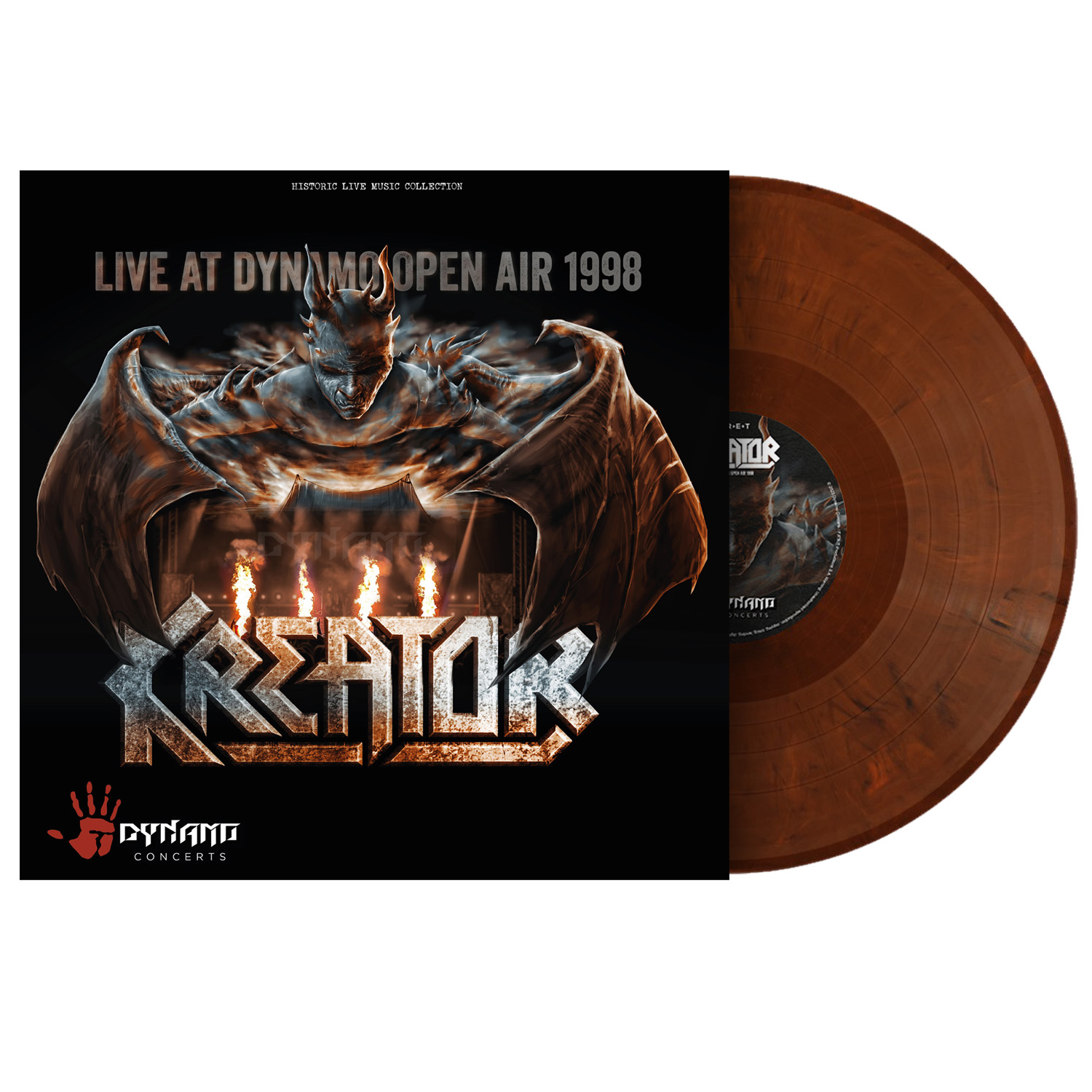 LIVE AT DYNAMO OPEN AIR 1998/VINYLE ORANGE/MARRON AUDIOPHILE 180GR