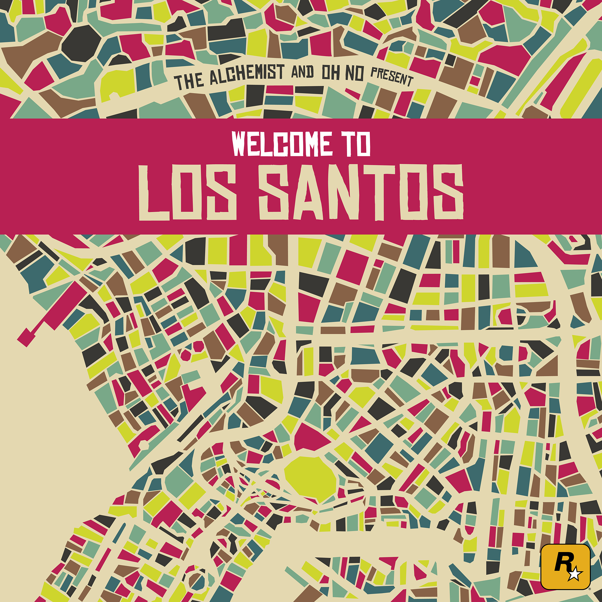 The Alchemist and Oh No Present: Welcome To Los Santos /stickers et coupon mp3 inclus