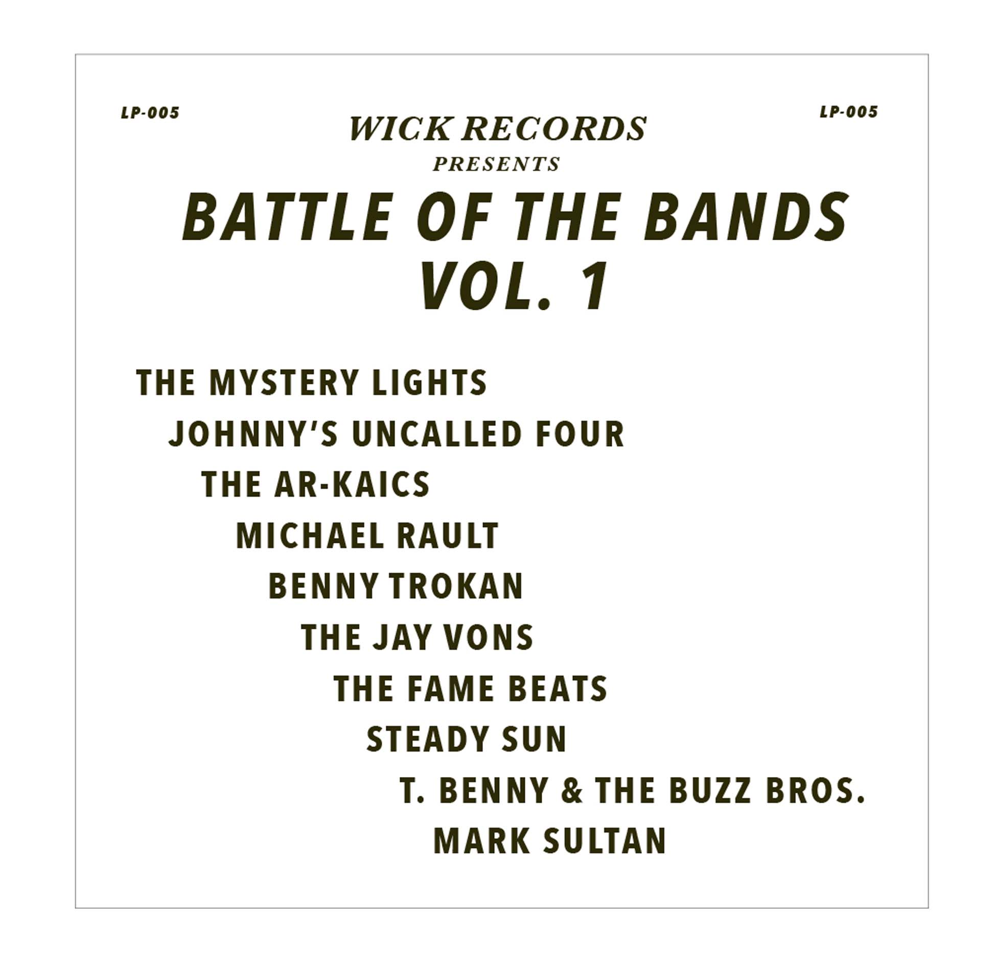 Battle Of The Bands Vol. 1