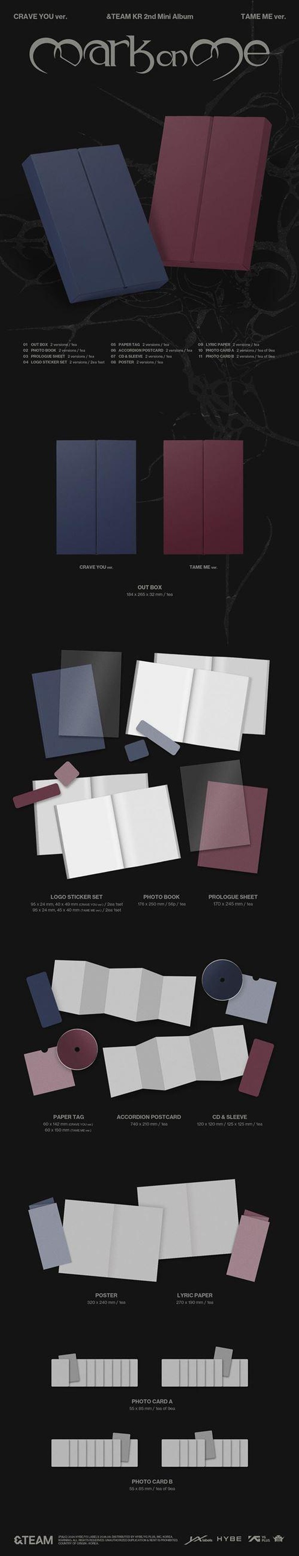 Mark On Me (TAME ME Version) Coffret