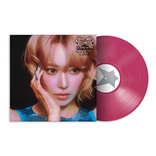 LE SSERAFIM 2nd Single Album Made My Night Vinyl (HOT PINK Version) Édition Limitée Exclusivité Fnac Vinyle Rose