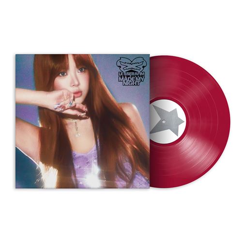 LE SSERAFIM 2nd Single Album Made My Night Vinyl (WARM RED Version) Édition Limitée Exclusivité Fnac Vinyle Rouge