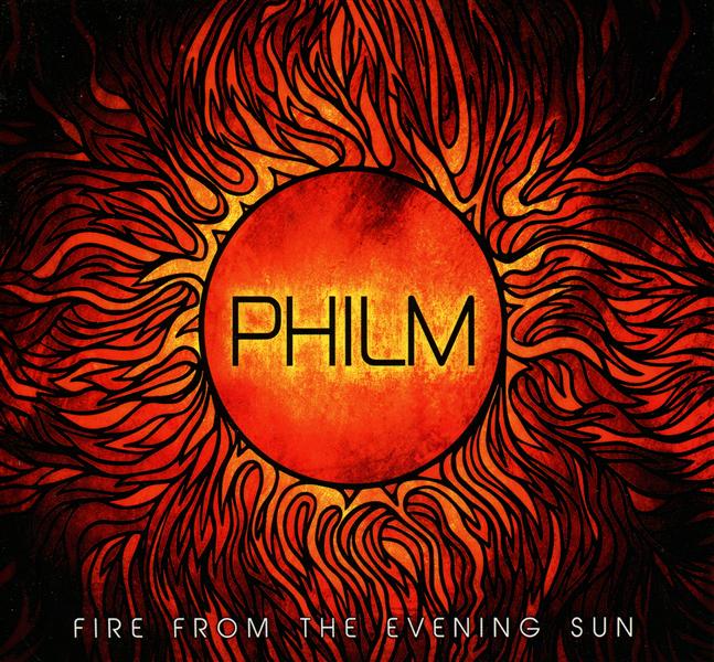 Fire from the evening sun