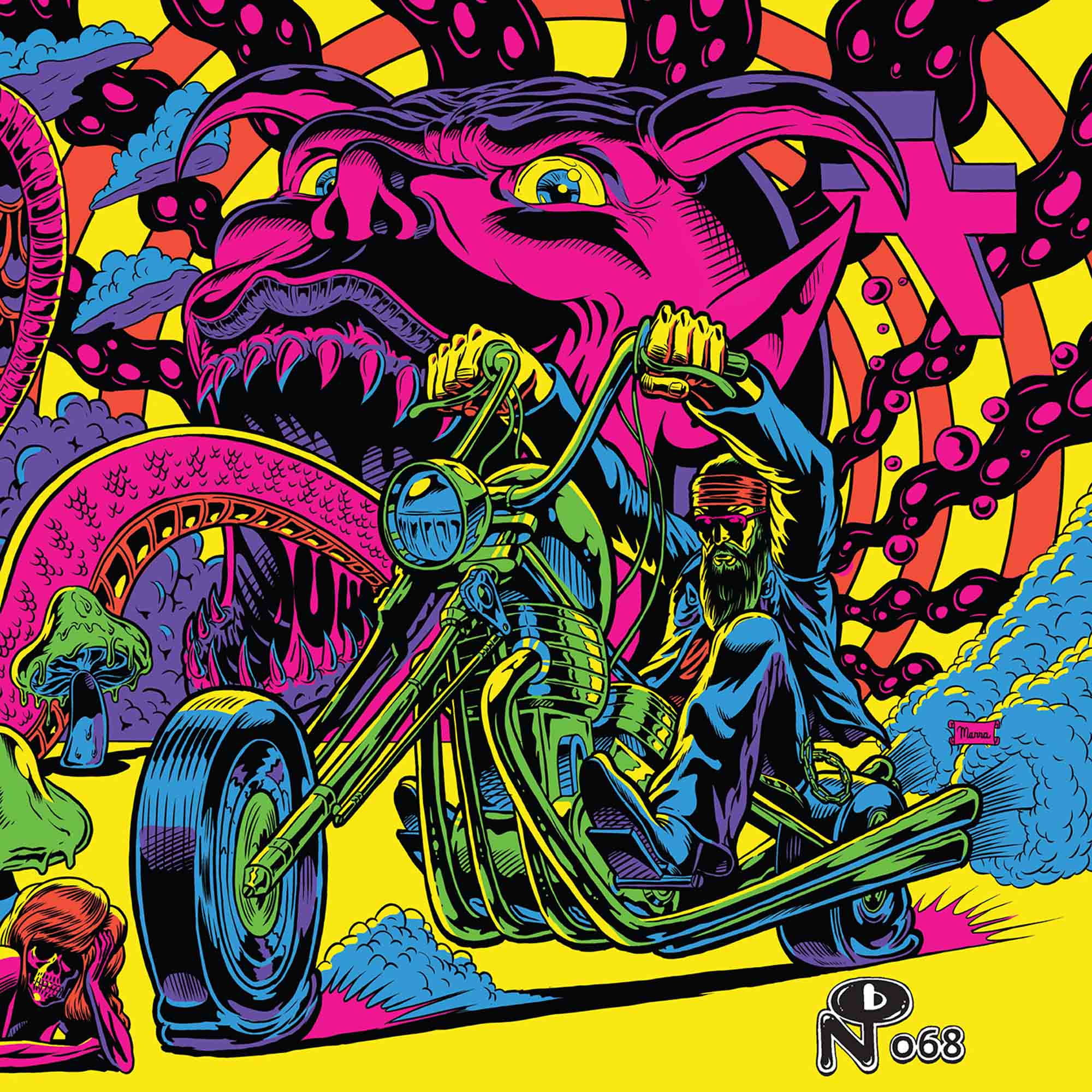 Warfaring Strangers: Acid Nightmares - Vinyle Swirl Neon