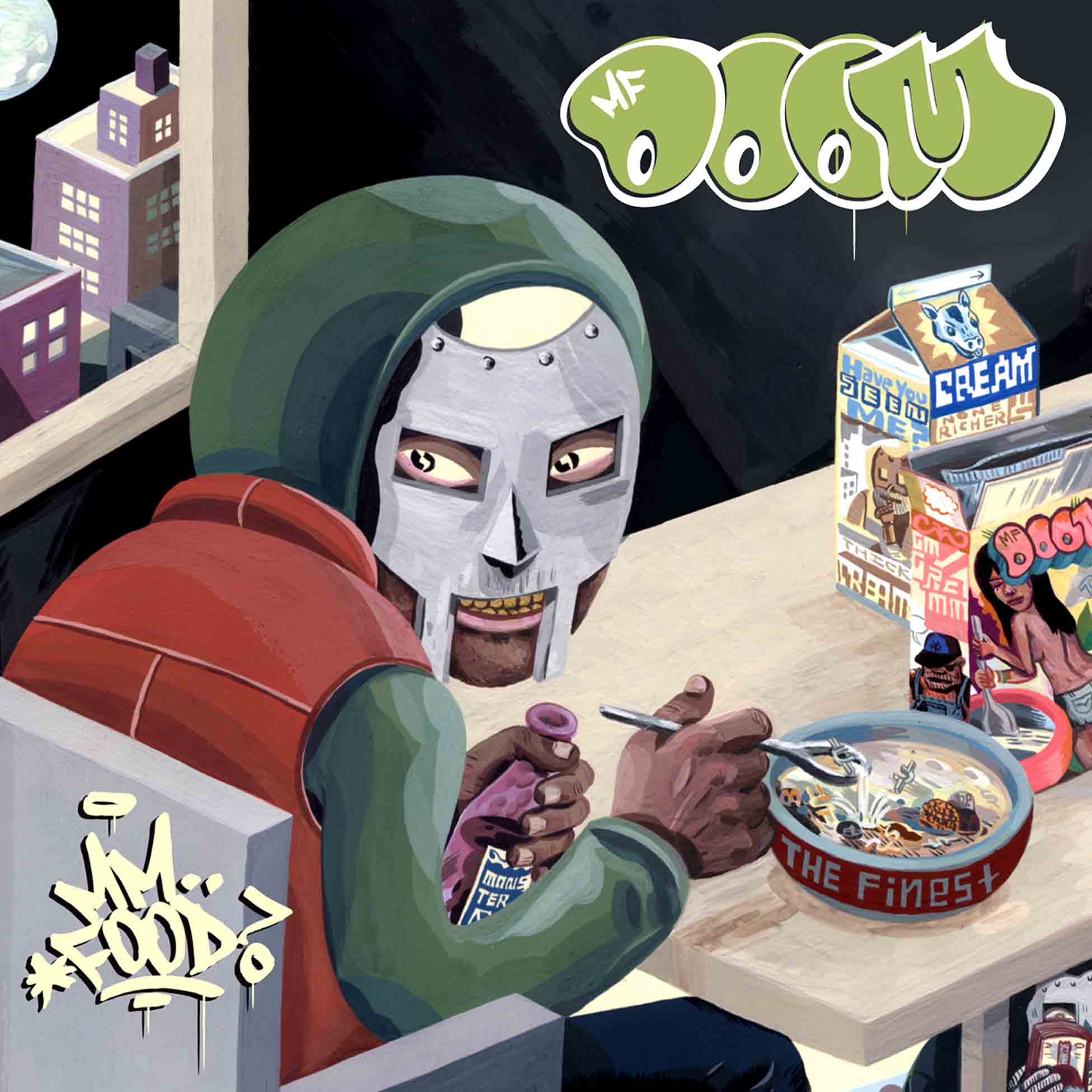 Mm..Food - Vinyles Vert & Rose