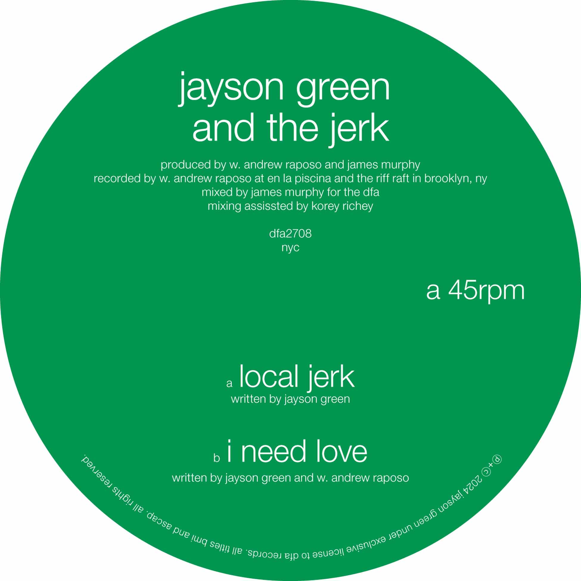 Local Jerk + I Need Love