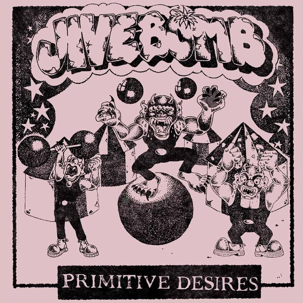 Primitive Desires / Demo - Vinyle Galaxie Rouge Et Transparent