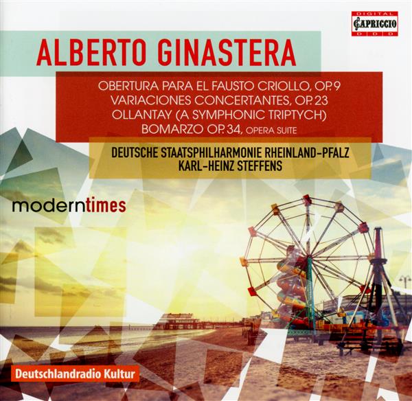 Obertura para el Fausto Criollo Opus 9 Variaciones concertantes Opus 23 Ollantay Bomarzo Opus 34