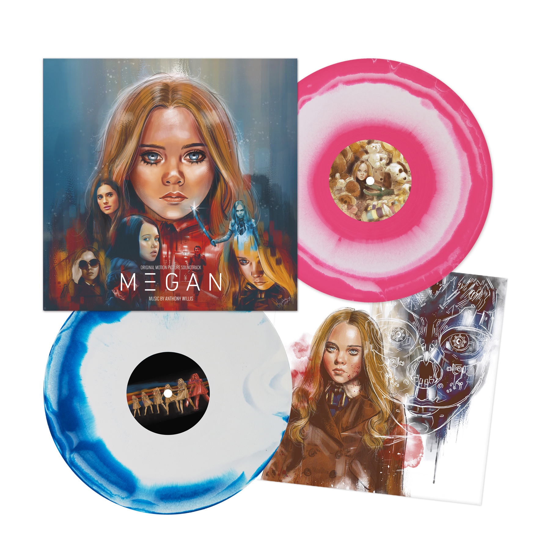 M3GAN/VINYLE TOURBILLON MULTICOULEURS 180GR