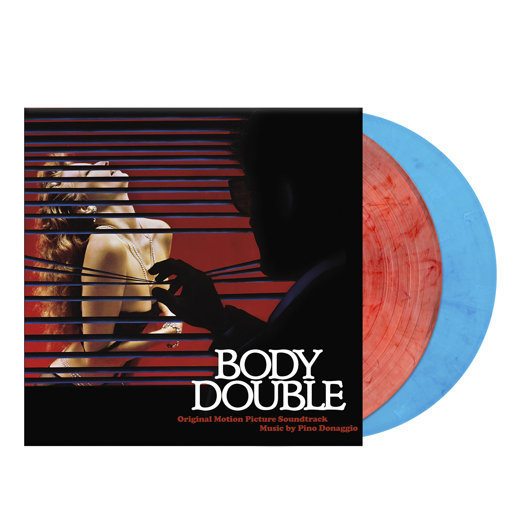 BODY DOUBLE/ORIGINAL MOTION PICTURE/LP1 ROUGE/LP2 BLEU/COMPOSITEUR PINO DONAGGIO
