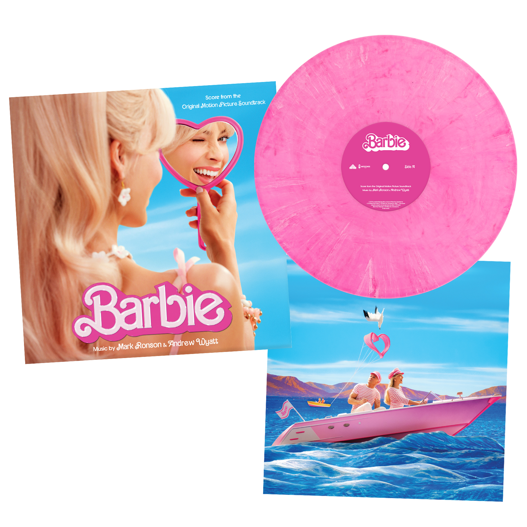 BARBIE/VINYLE ROSE
