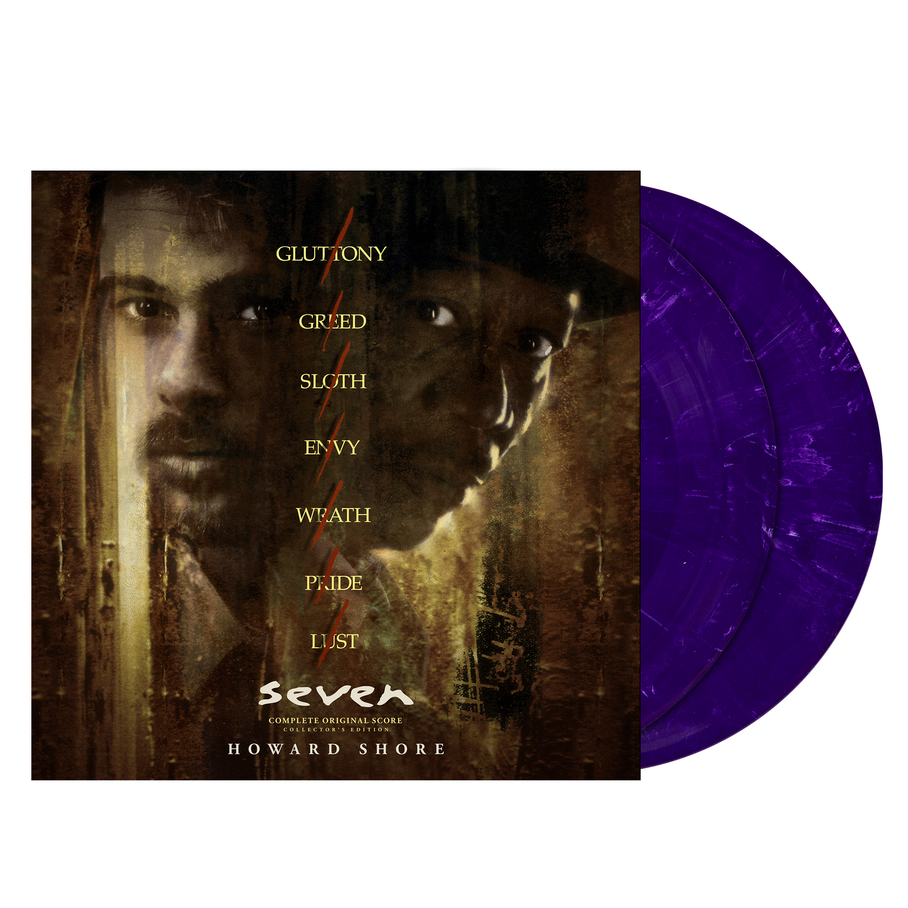 SEVEN/VINYLE DELUXE VIOLET AUDIOPHILE 180GR/COULEURS EXCLUSIVES BERTUS/POCHETTE GATEFOLD INCLUS INSERT/COMPOSITEUR HOWARD SHORE