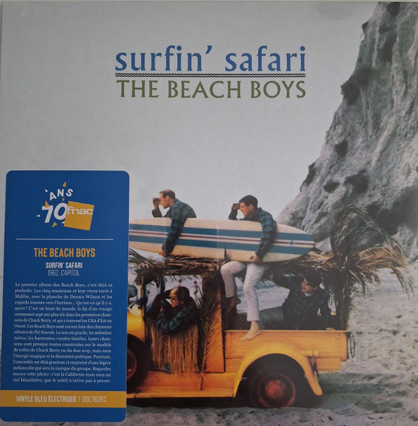 Surfin Safari Vinyle Bleu