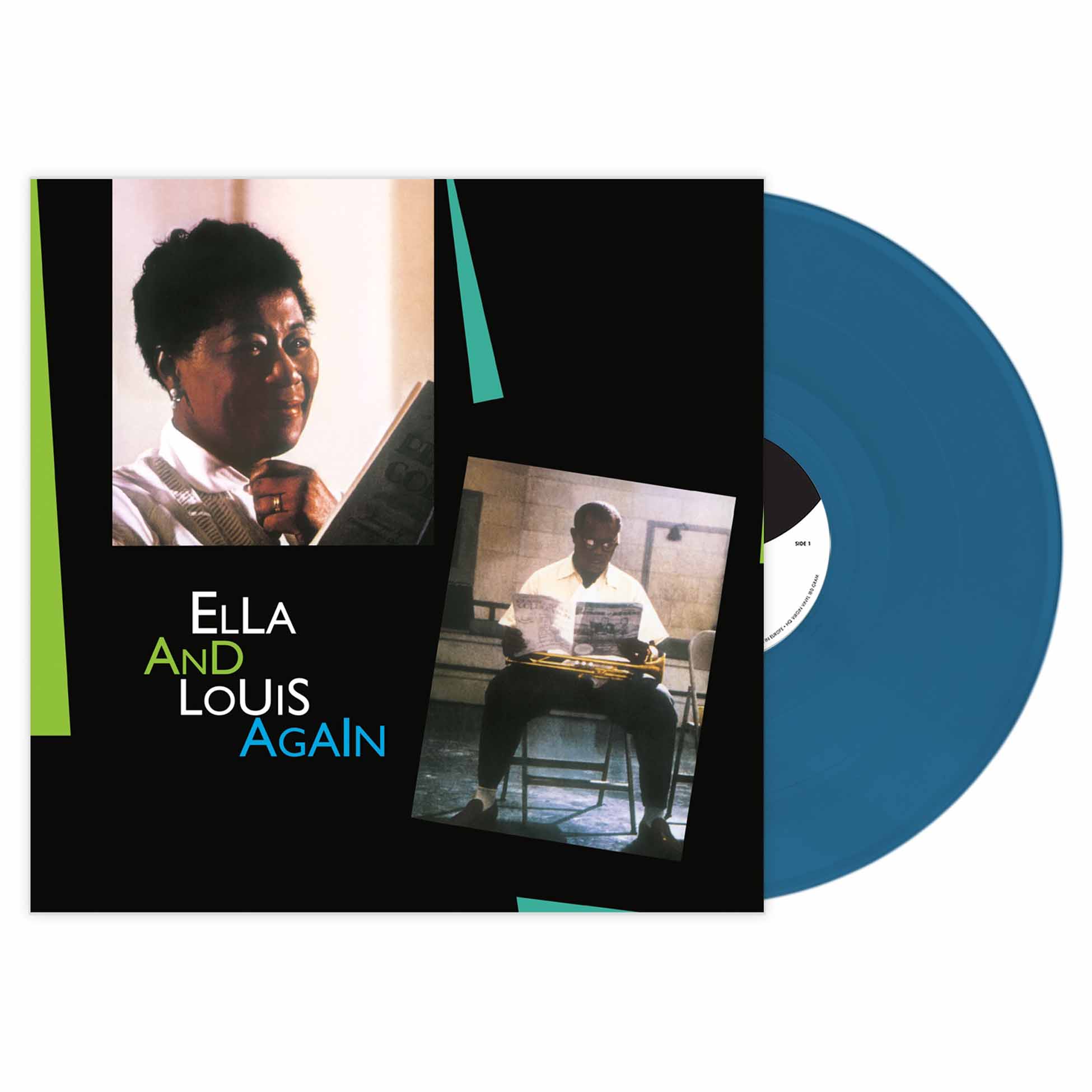 Ella And Louis Again - Vinyle Bleu
