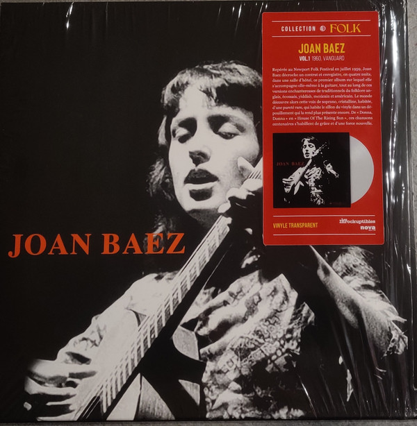 Joan Baez Volume 1 Édition Limitée Vinyle Transparent