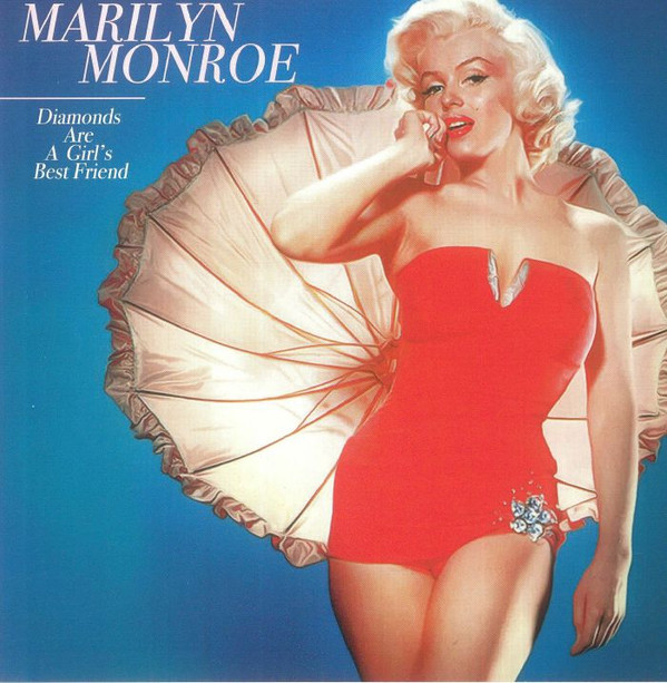 Diamonds Are A Girl's Best Friend Vinyle Bleu