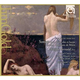 Sonate pour flute, alto & harpe - Syrinx - chansons de Bilitis