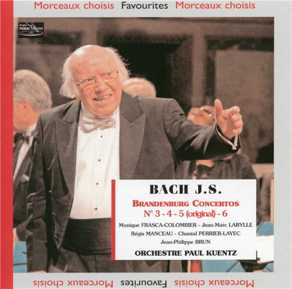 Les concertos brandebourgeois numéros 3, 4, 5 et 6