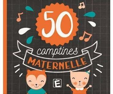 50 Comptines Maternelle Coffret Digipack Inclus un poster