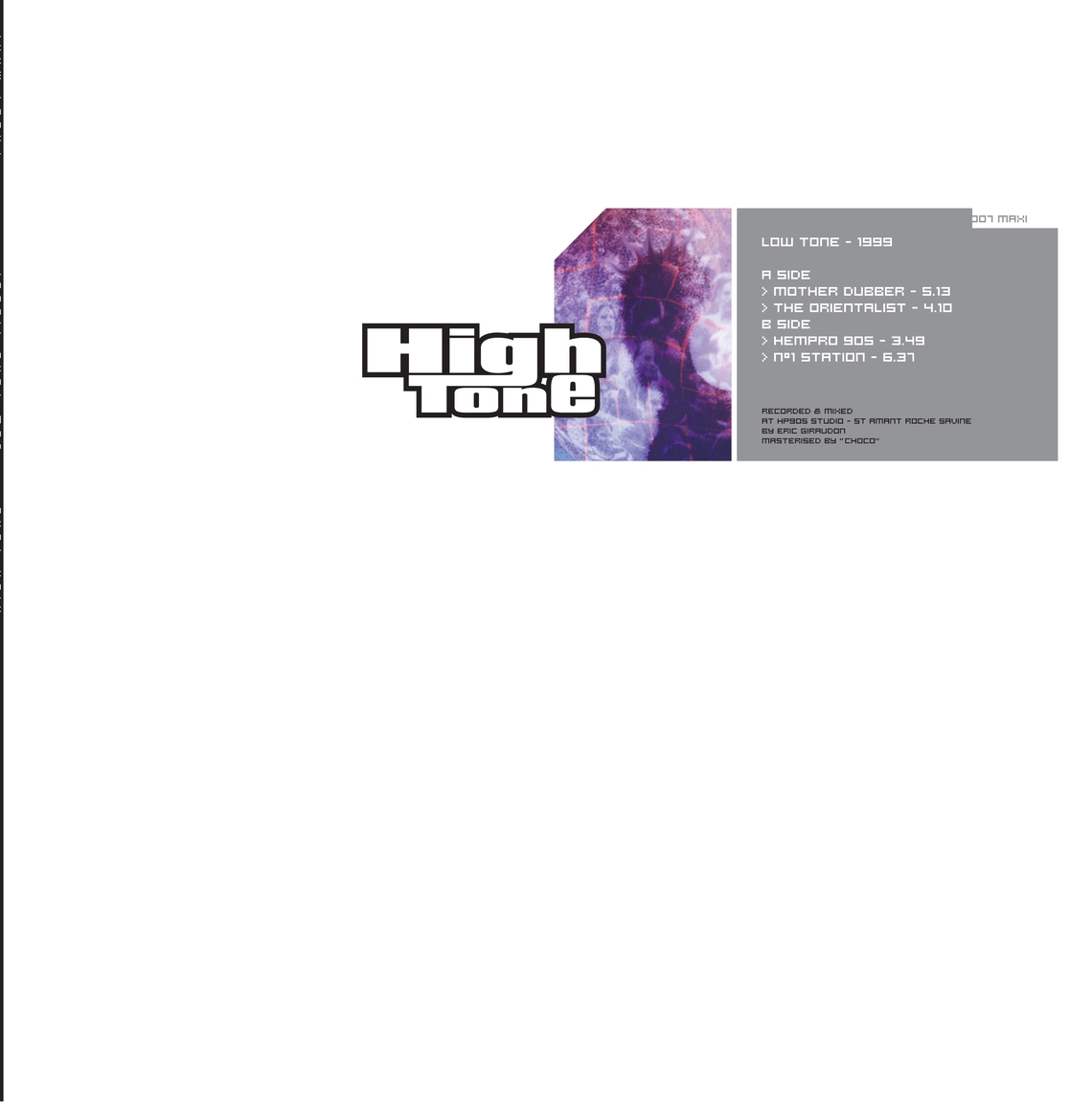 LOW TONE (LP)