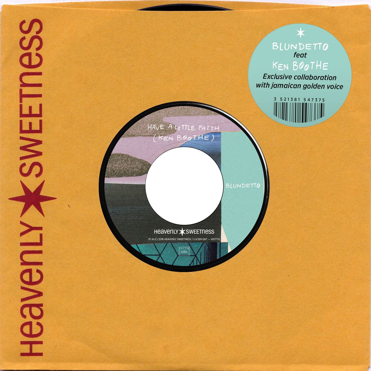 HAVE A LITTLE FAITH feat. Ken BOOTHE (vinyl 45t)
