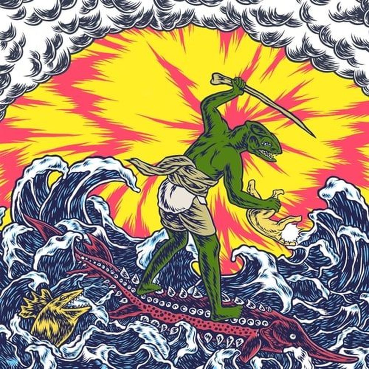TEENAGE GIZZARD (vinyle Couleur splatter) - Teenage tomb beach addition- série limitée