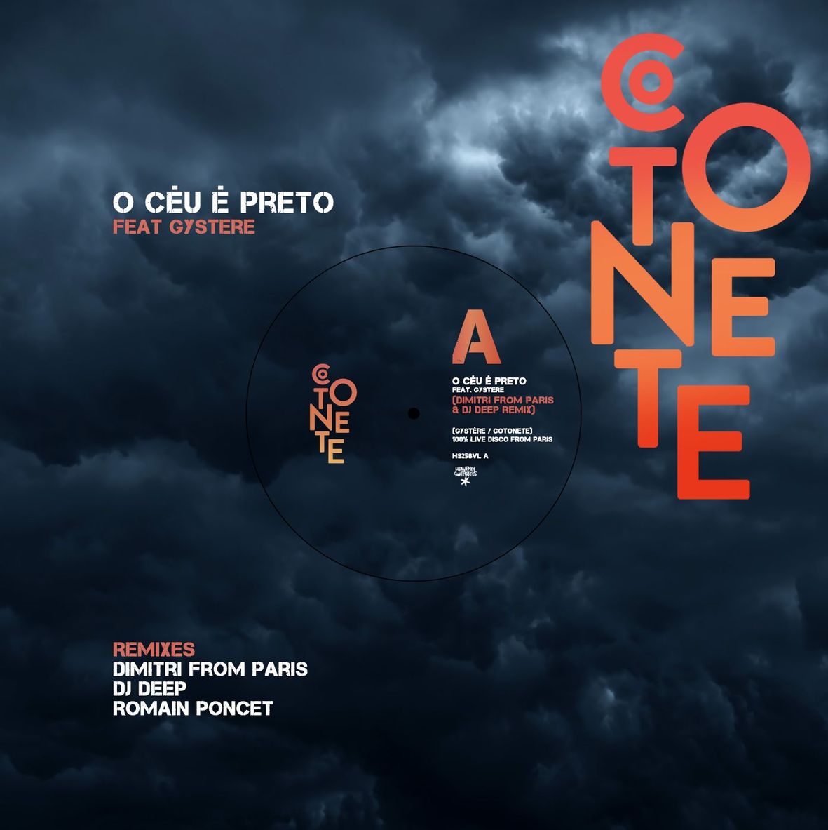 O CEU E PRETO REMIXES (vinyl)
