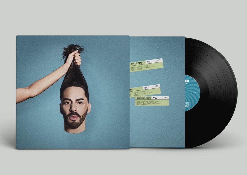 HYPERSENSIBLE - VINYLE COULEUR BLEU TURQUOISE TRANSPARENT