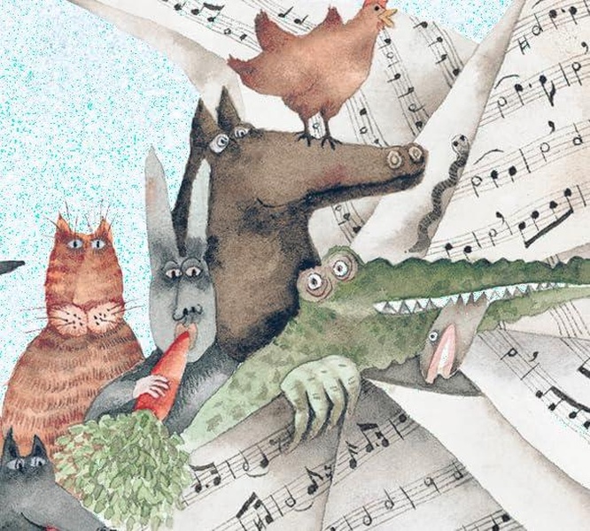 A tire d’aile 18 Chansons d'animaux