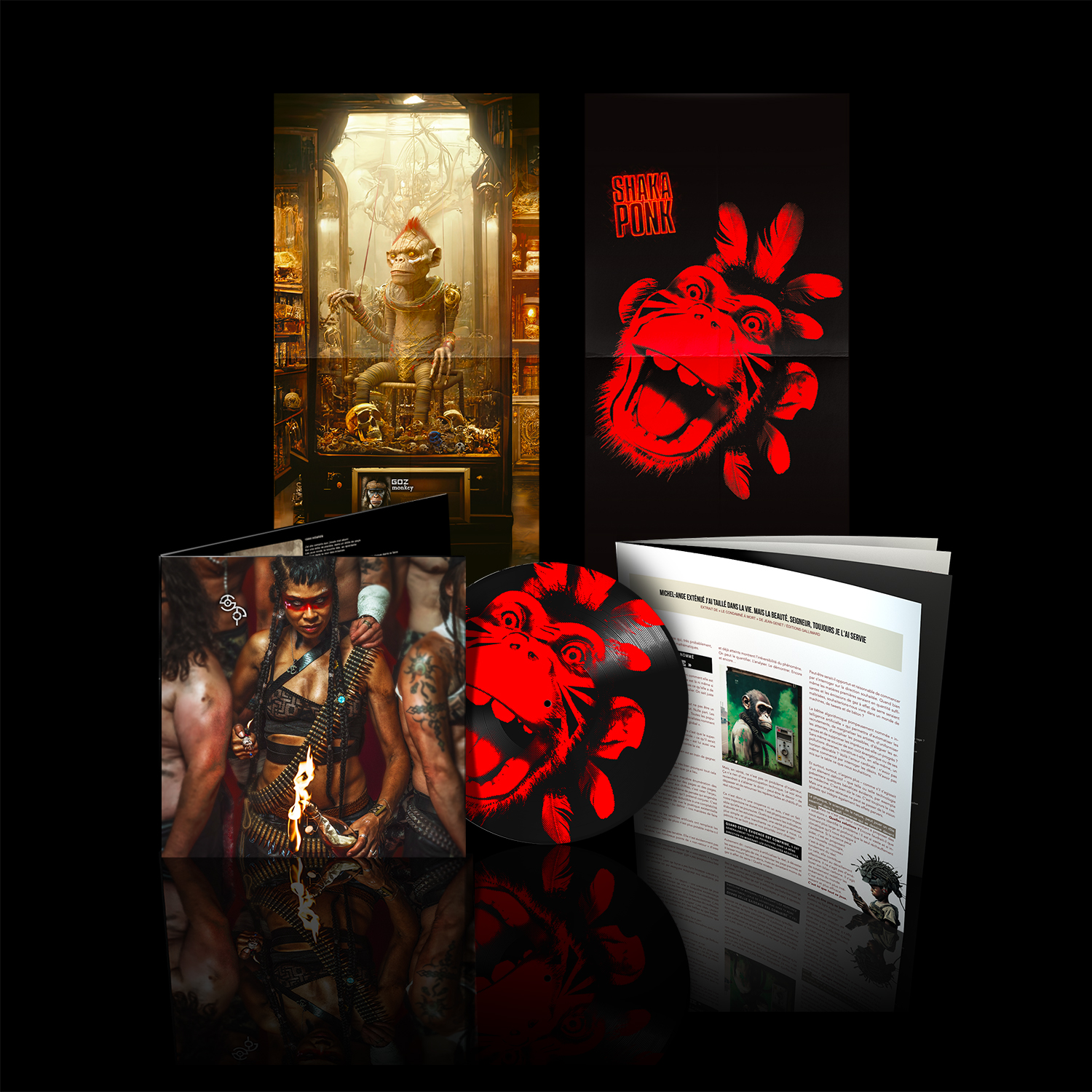 Shaka Ponk LP Picture Disc Rouge Noir