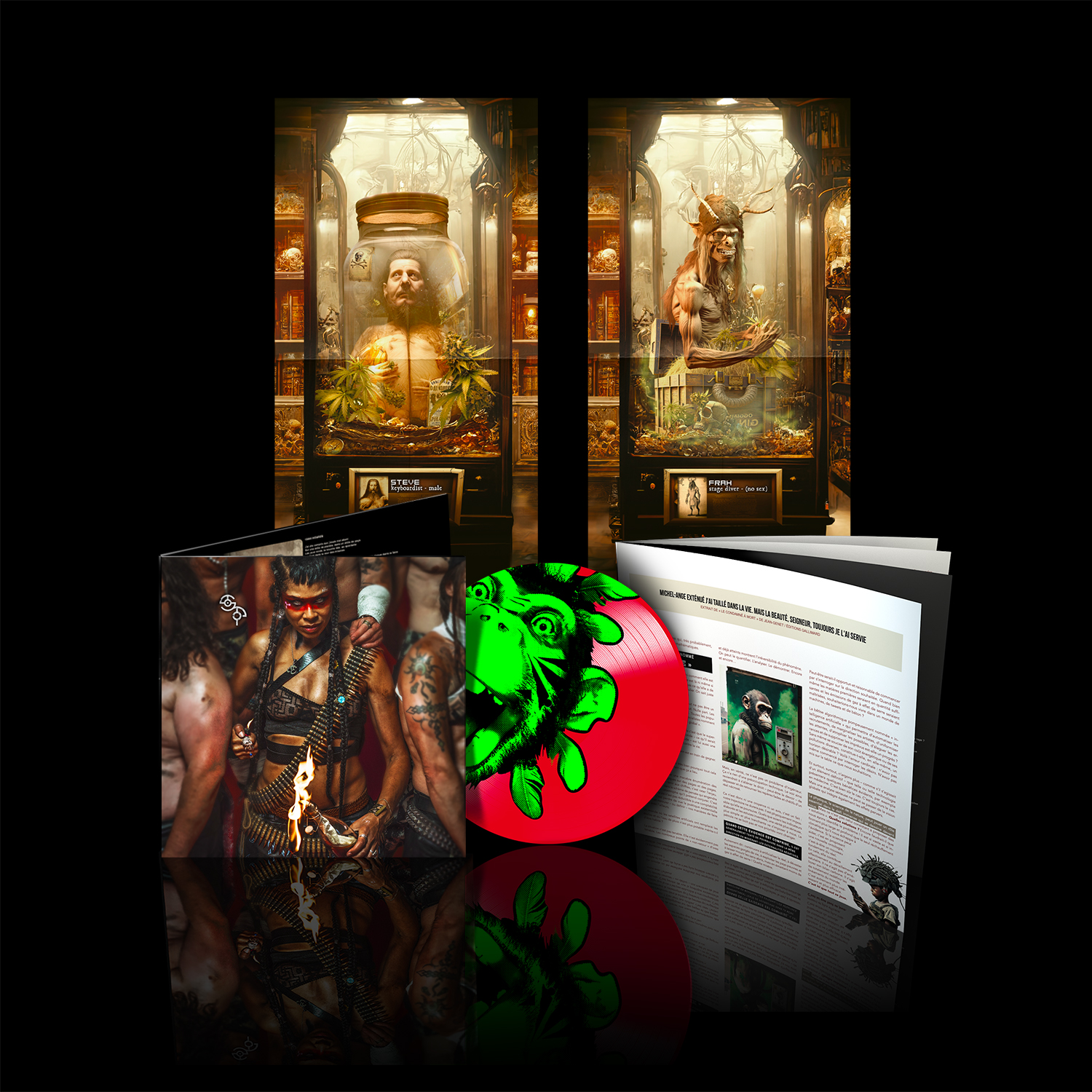 Shaka Ponk LP Picture Disc Vert Rouge