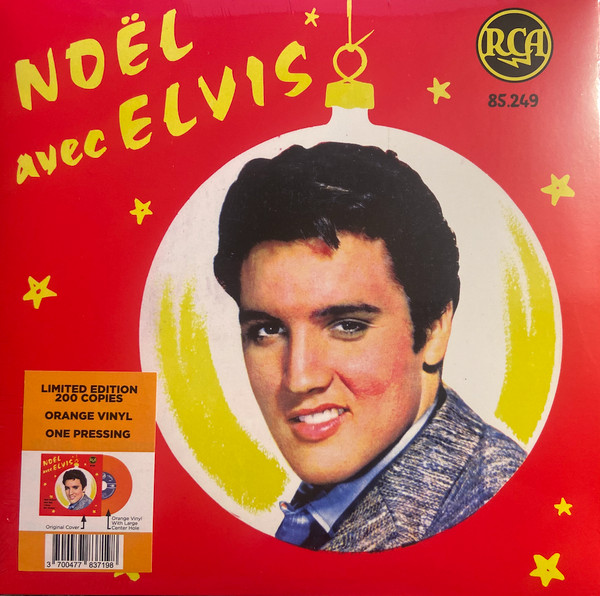 Noël Avec Elvis Édition Limitée Vinyle Orange