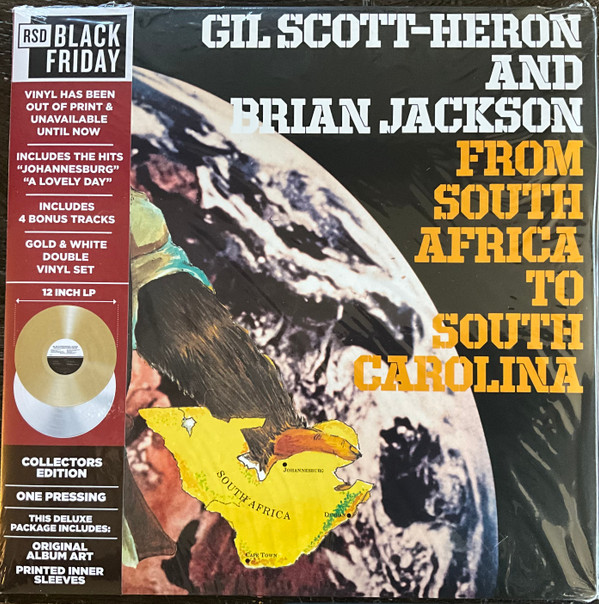 From South Africa To South Carolina Vinyle Or et Blanc