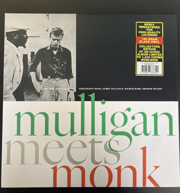 Mulligan Meets Monk Édition Limitée