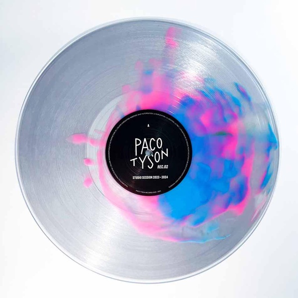 Paco Tyson - Rec. 02 - Vinyle Transparent Rose Et Bleu