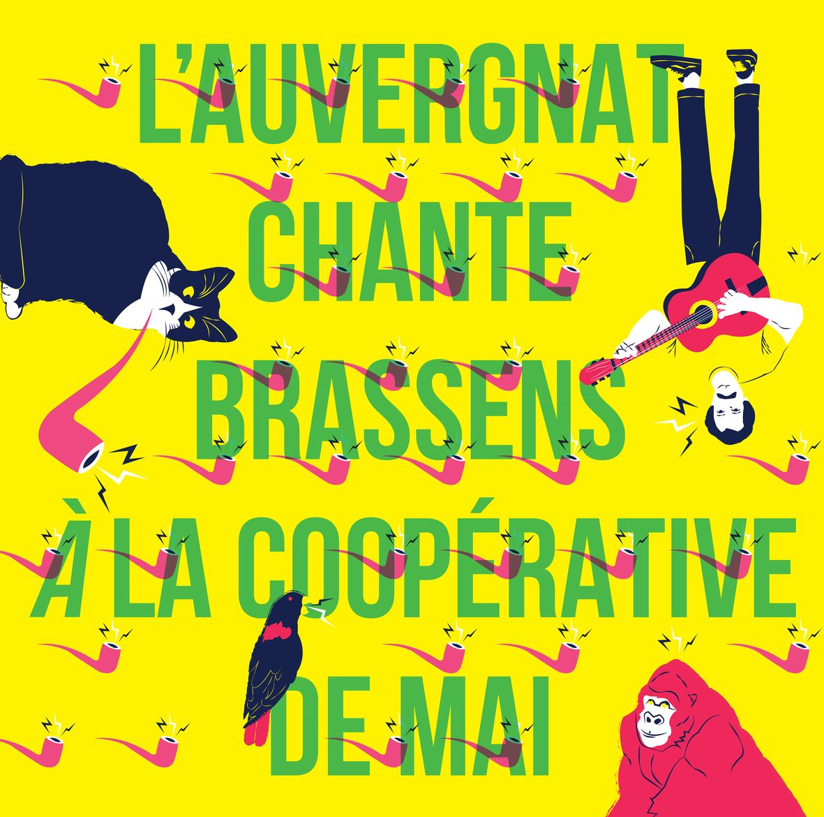 L’AUVERGNAT CHANTE BRASSENS A LA COOPERATIVE DE MAI (vinyl)
