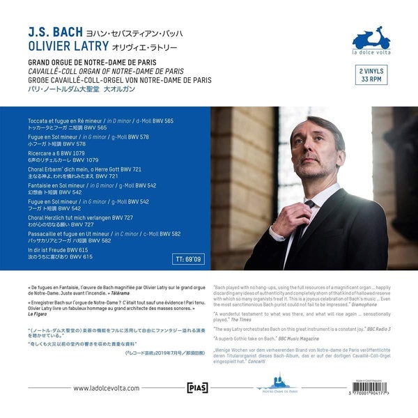 Bach To The Future (Lp) (Notre Dame De Paris)