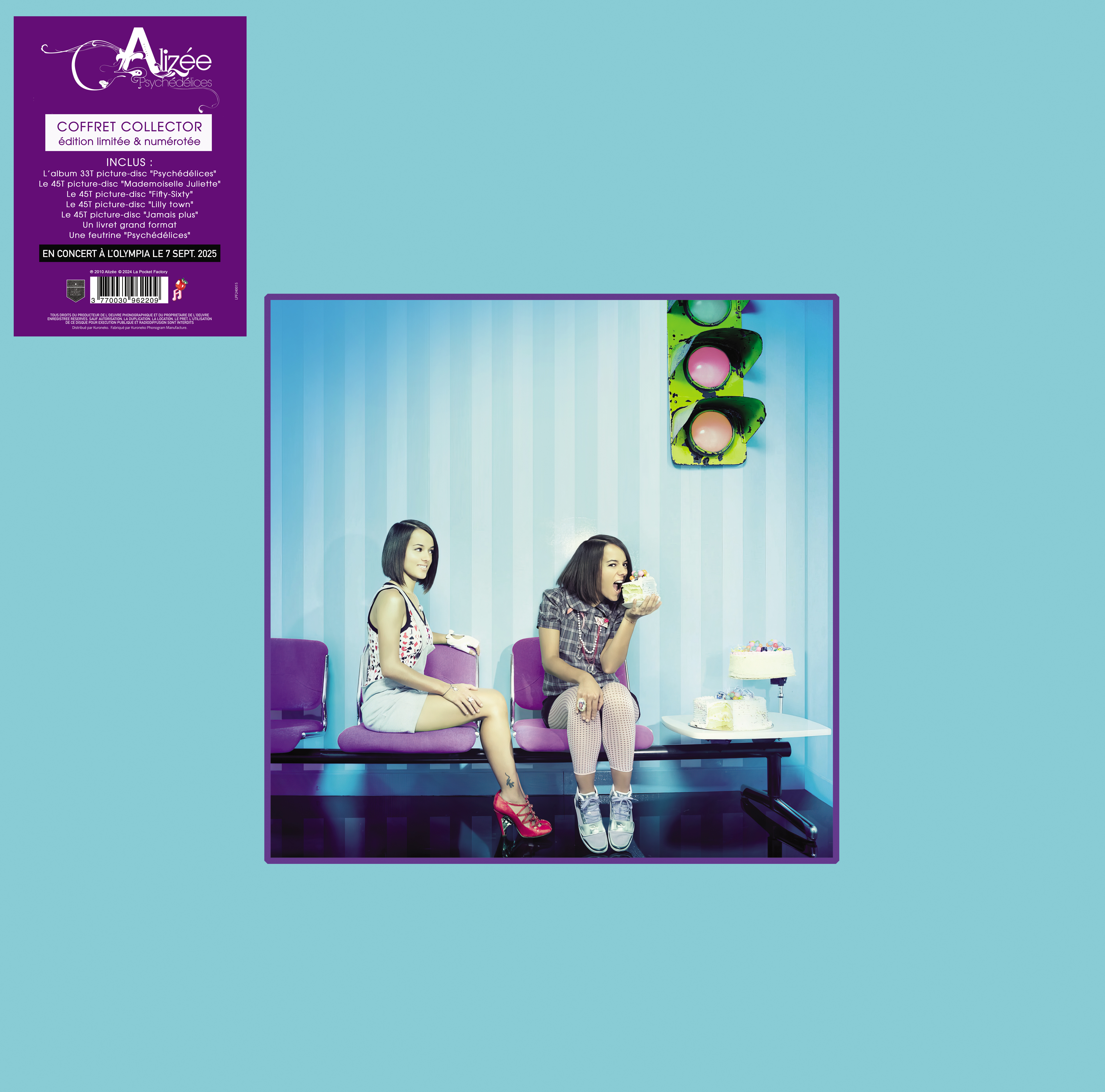 Psychédélices/Box Collector LP + 4x45T Picture disc