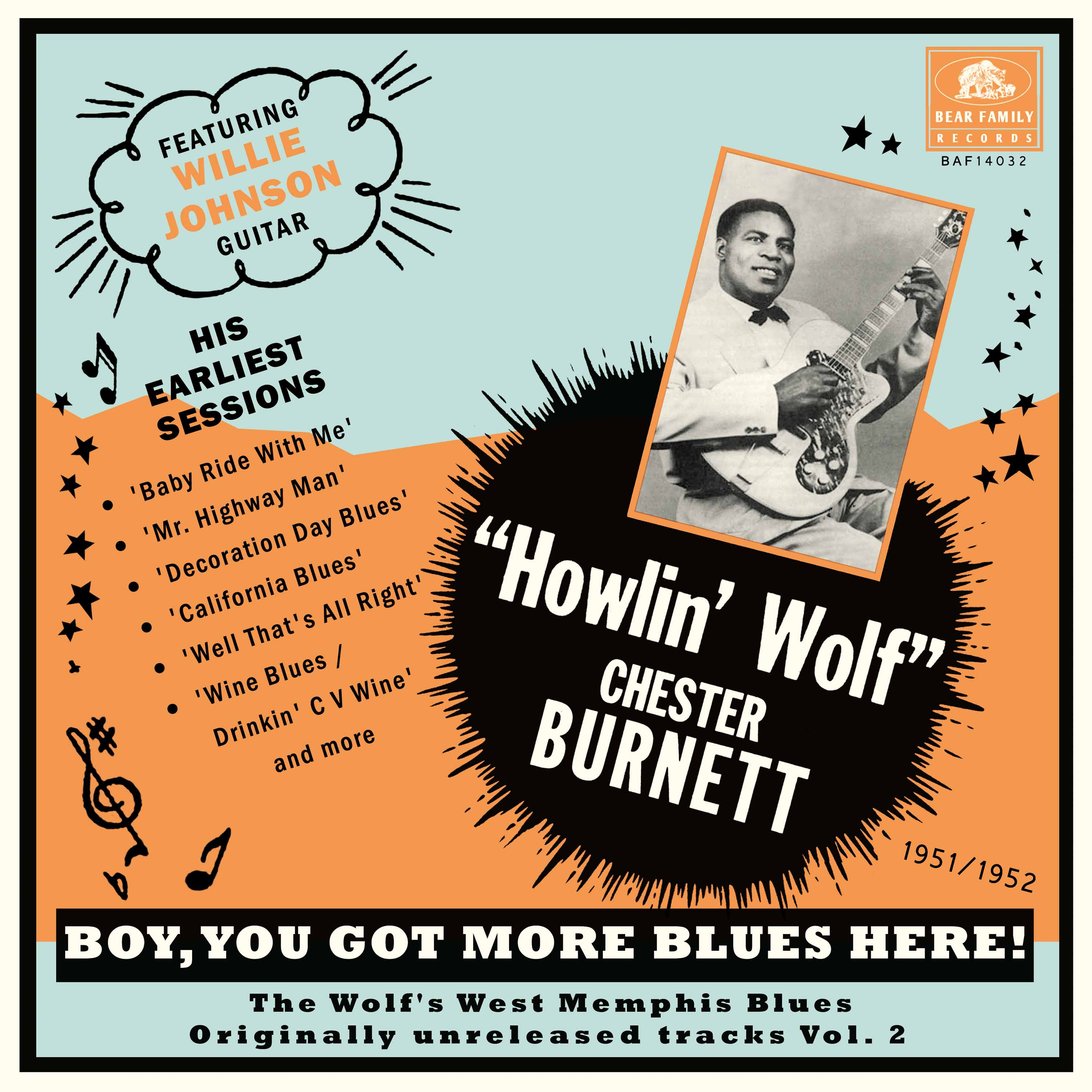 BOY YOU GOT MORE BLUES HERE/THE WOLF S WEST MEMPHIS BLUES VOL 2