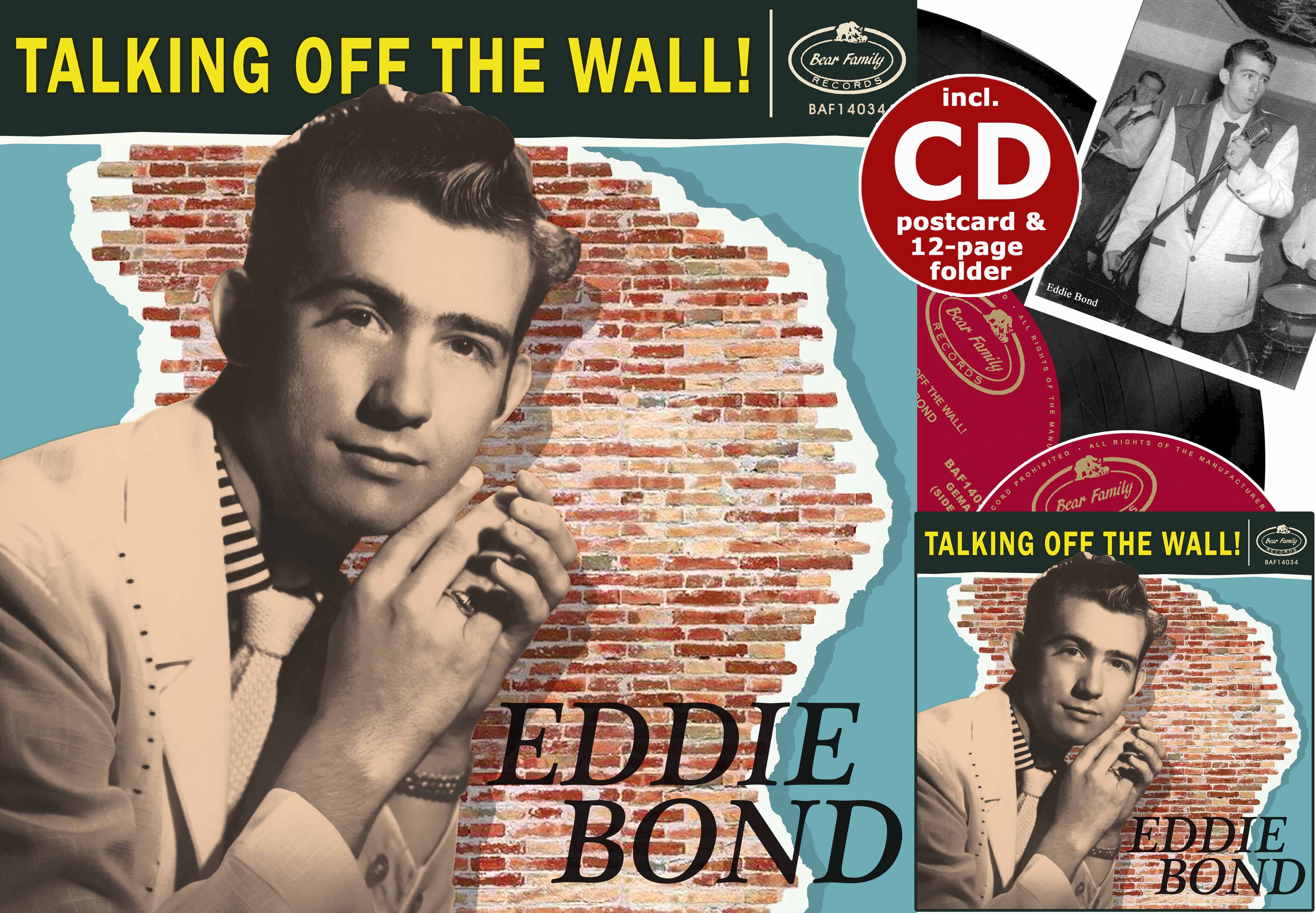 TALKING OFF THE WALL/INCLUS 1 CD/LIVRET 12 PAGES/1 CARTE POSTALE