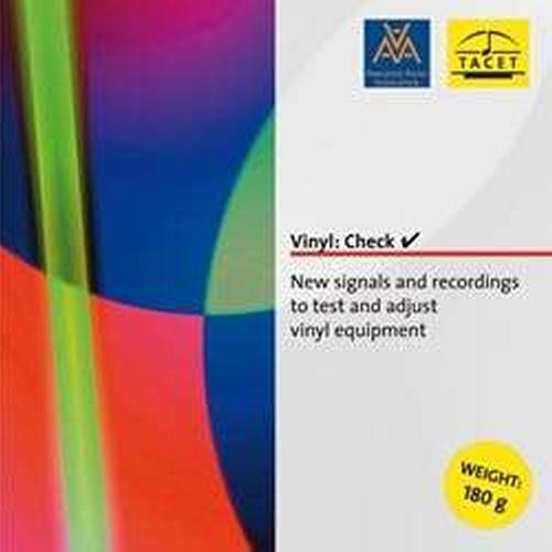 Vinyl: Check. New signals and recordings to test and adjust vinyl equipment/ [Vinyle]