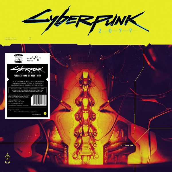 Cyberpunk 2077 Future Sound Of Night City Vinyle Jaune