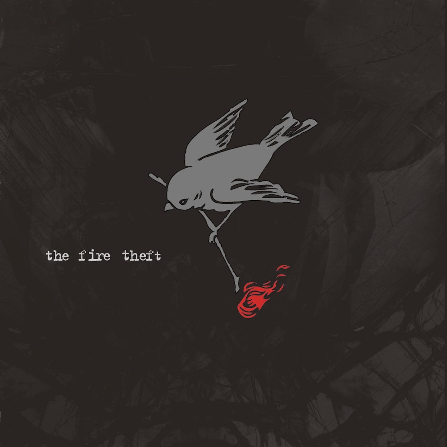 The Fire Theft/180g Clear Red With Black & White Marble Vinyl