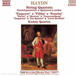 Quatuors à cordes 'Empereur', 'Fifths' et 'Sunrise'