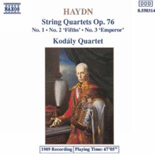 Quatuors à cordes opus 76 n°1, n°2 "Fiths" et n°3 "Empereur"