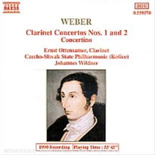 Concertos pour clarinette N°1 en fa mineur, N°2 en mi bémol